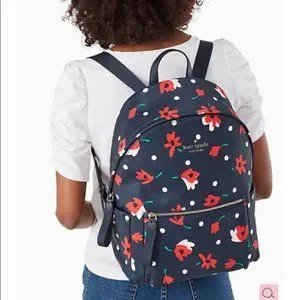 Kate Spade ♠️ Chelsea Whimsy Large Floral ?Backpack! Kate Spade New York Chelsea Whimsy Floral Medium Backpack  main image 4